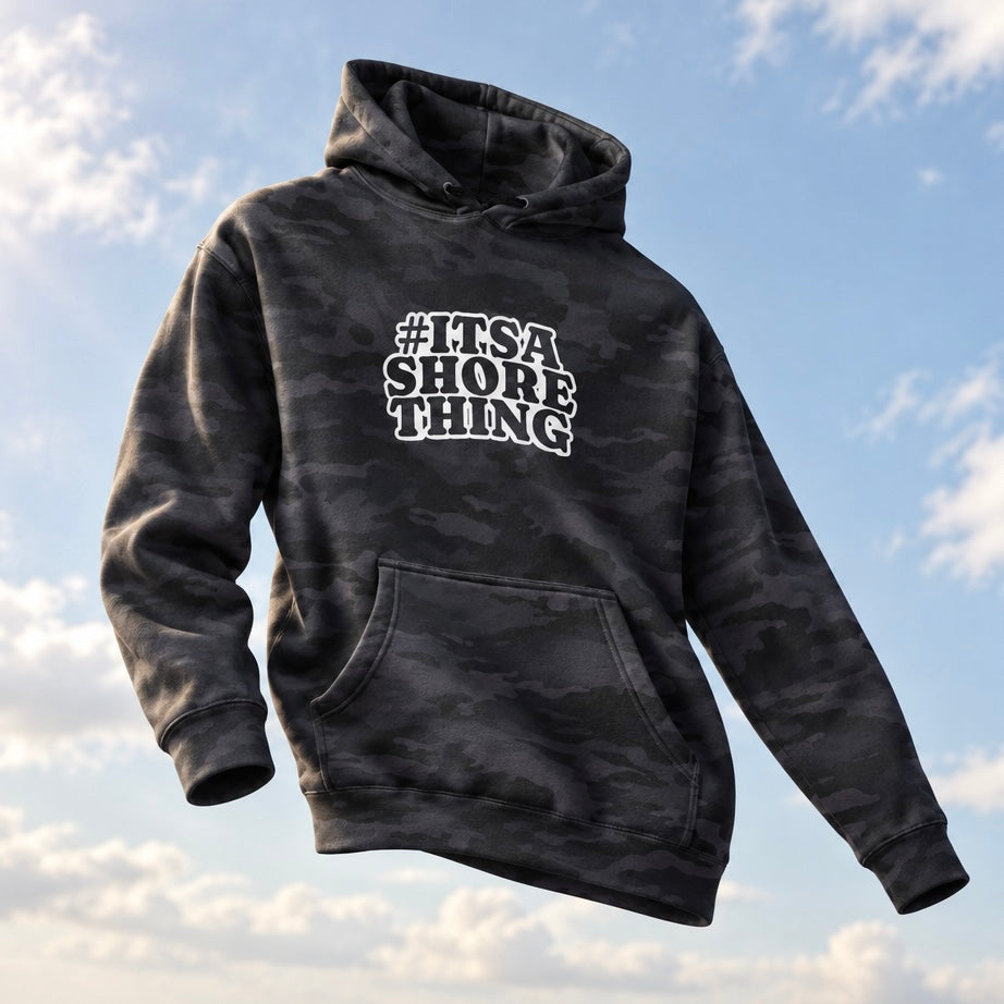 #ITSASHORETHING Camo | Hoodie