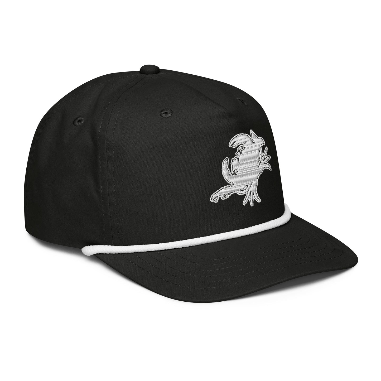 Crabinsula | Rope Hat-black-Shore Lines Apparel Co.