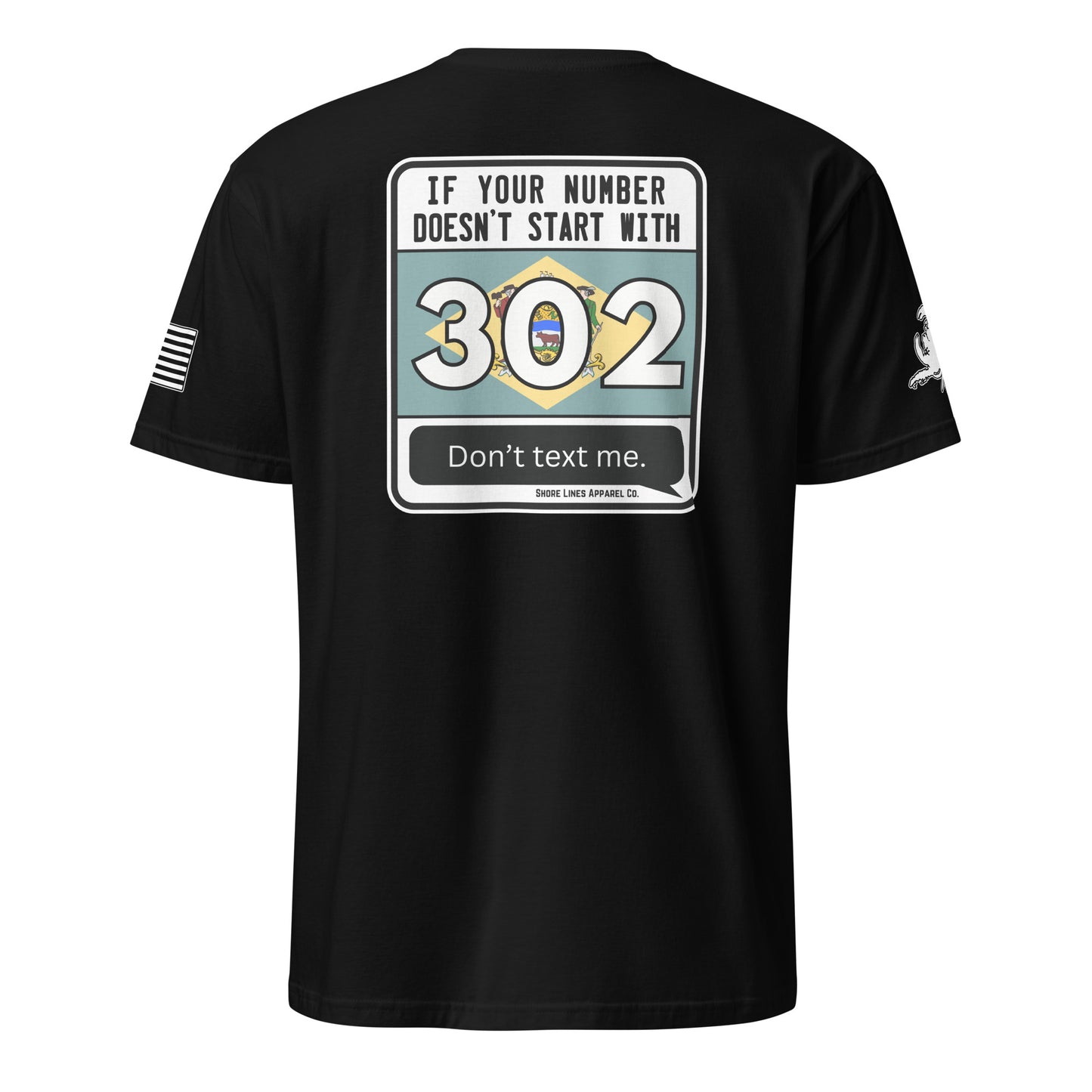 302 Area Code | SS P-black-Shore Lines Apparel Co.