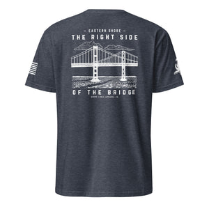 The Right Side CBB | Core SS P-heathernavy-Shore Lines Apparel Co.