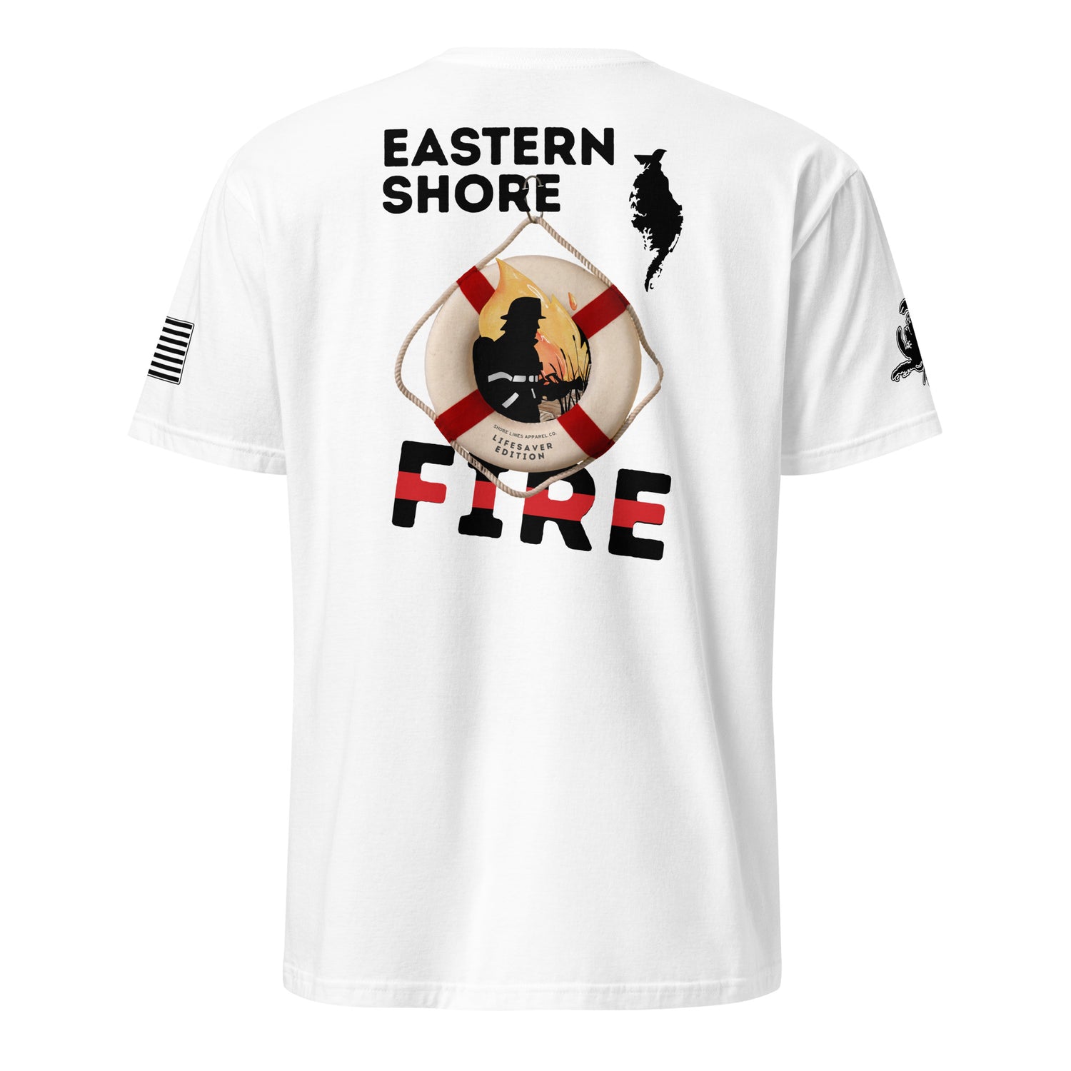Fire | Lifesaver Edition | Core SS P-white-Shore Lines Apparel Co.
