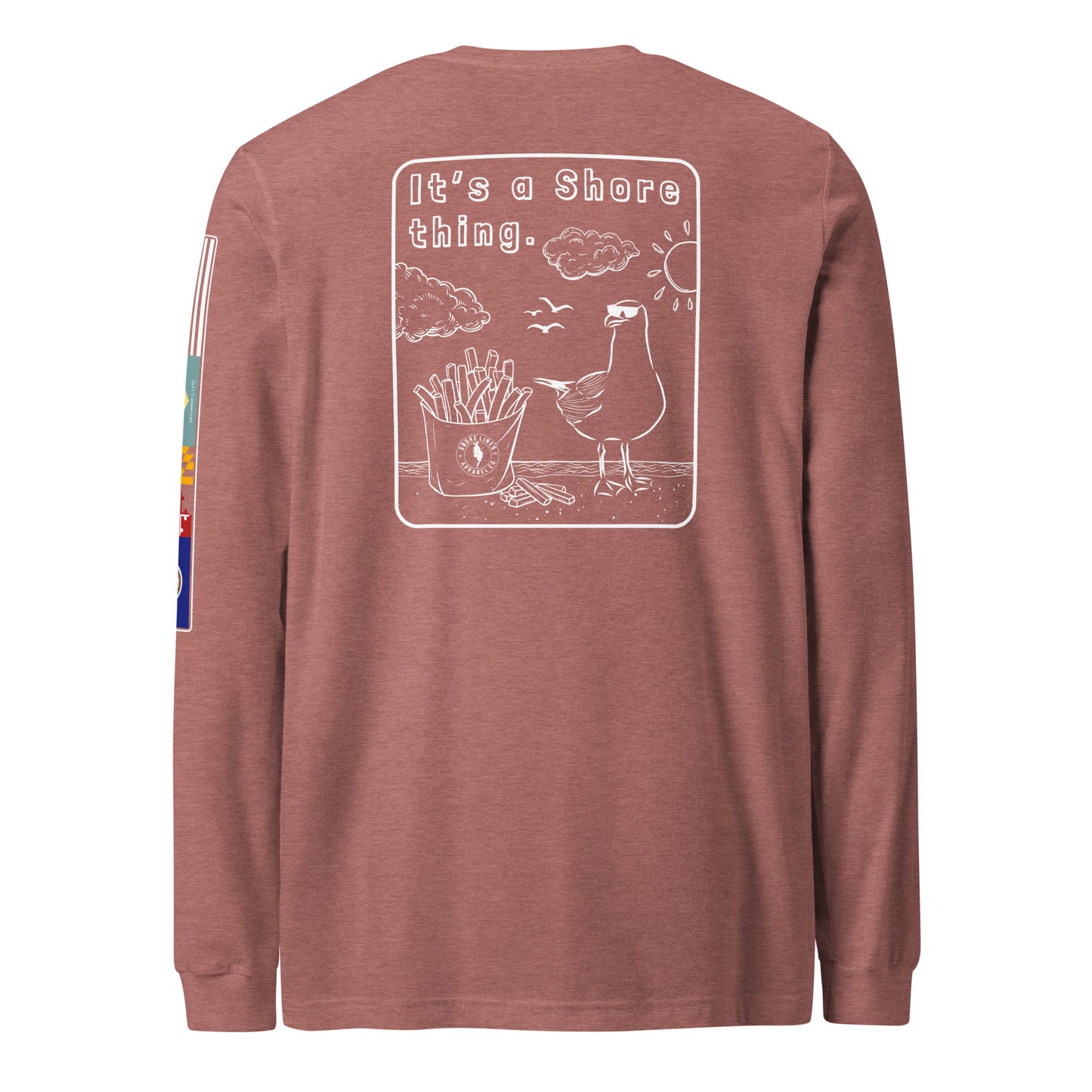 A Shore Thing | Long Sleeve P-mauve-Shore Lines Apparel Co.