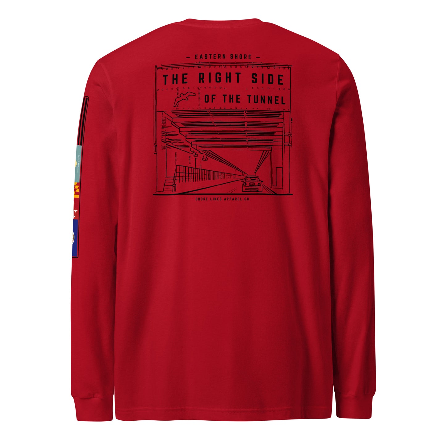 The Right Side CBBT | Core LS P-red-Shore Lines Apparel Co.