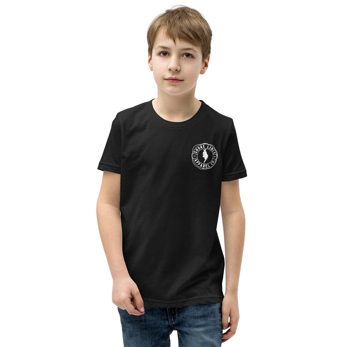 Watching Reels | Youth SS-black-Shore Lines Apparel Co.