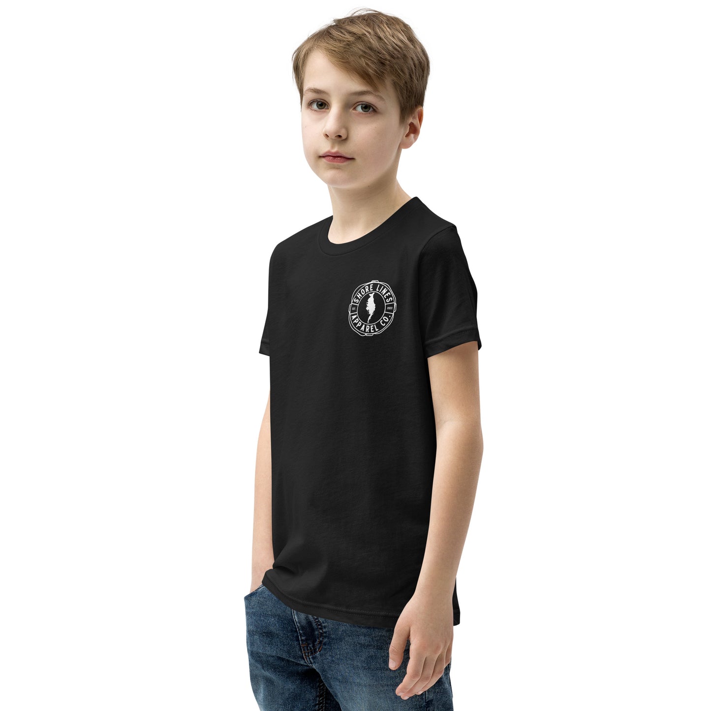 Watching Reels | Youth SS-black-Shore Lines Apparel Co.