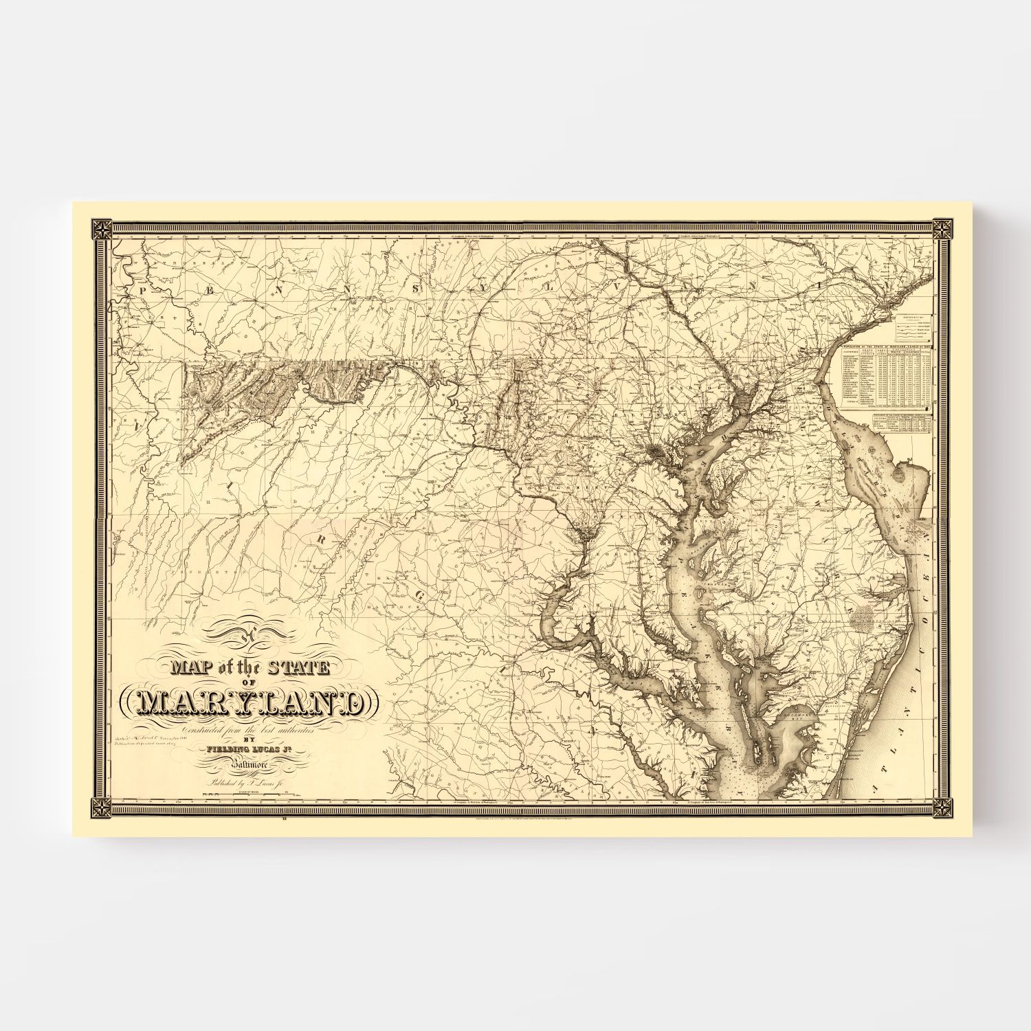 Local Vintage Maps (Maryland)