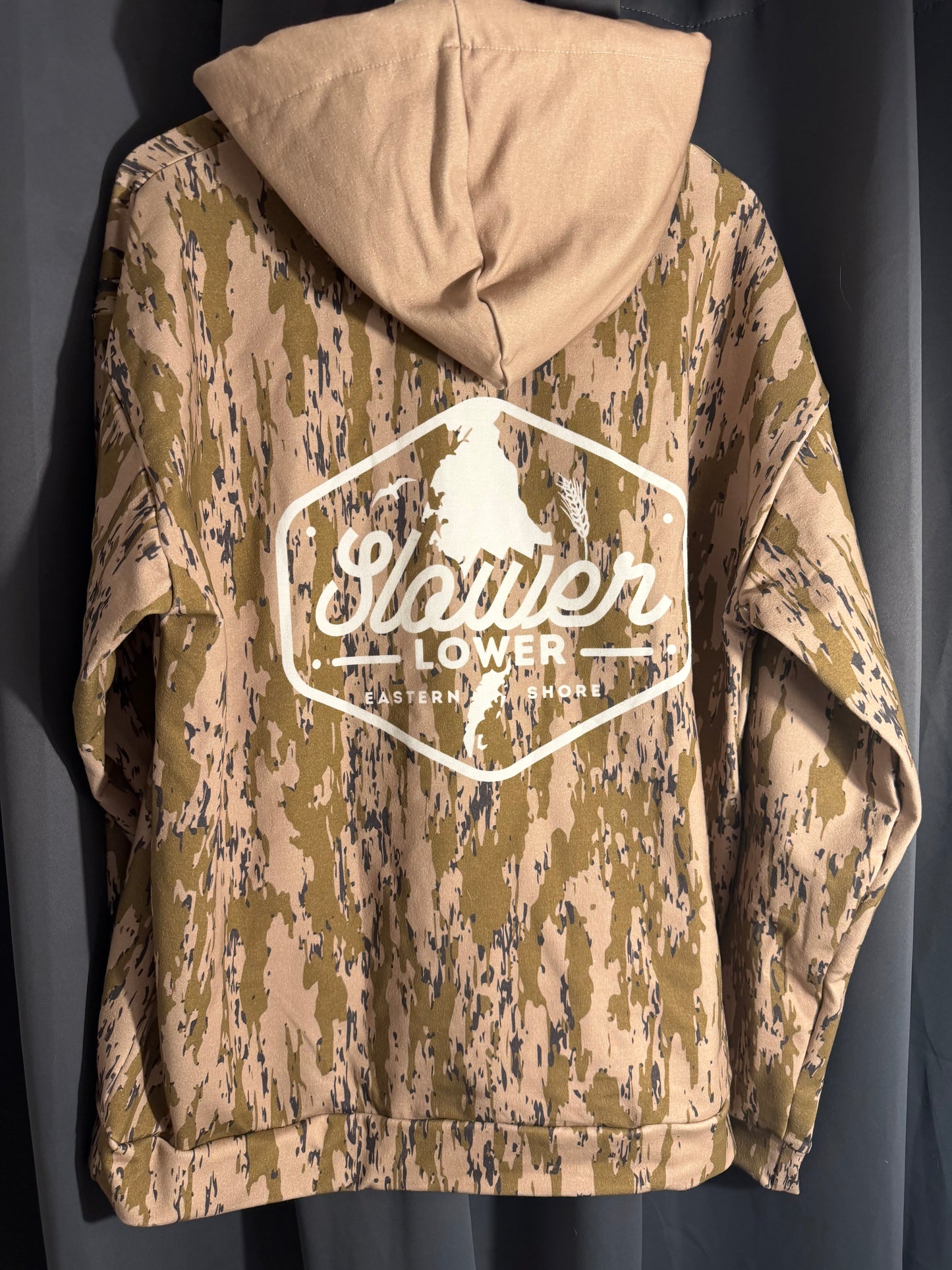 Slower Lower Camo Hoodie | Size L | CLEARANCE