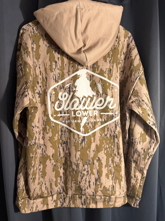 Slower Lower Camo Hoodie | Size L | CLEARANCE