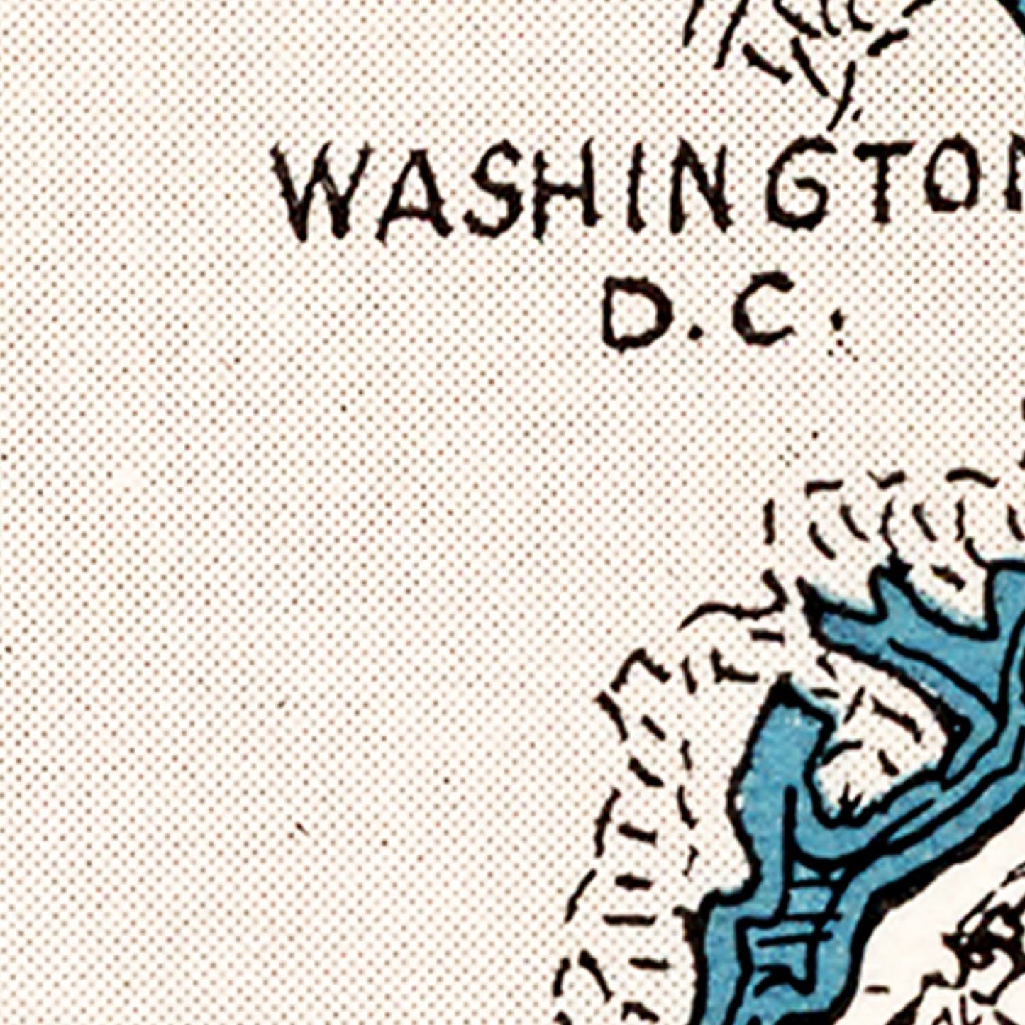 Vintage Map of Maryland 1931