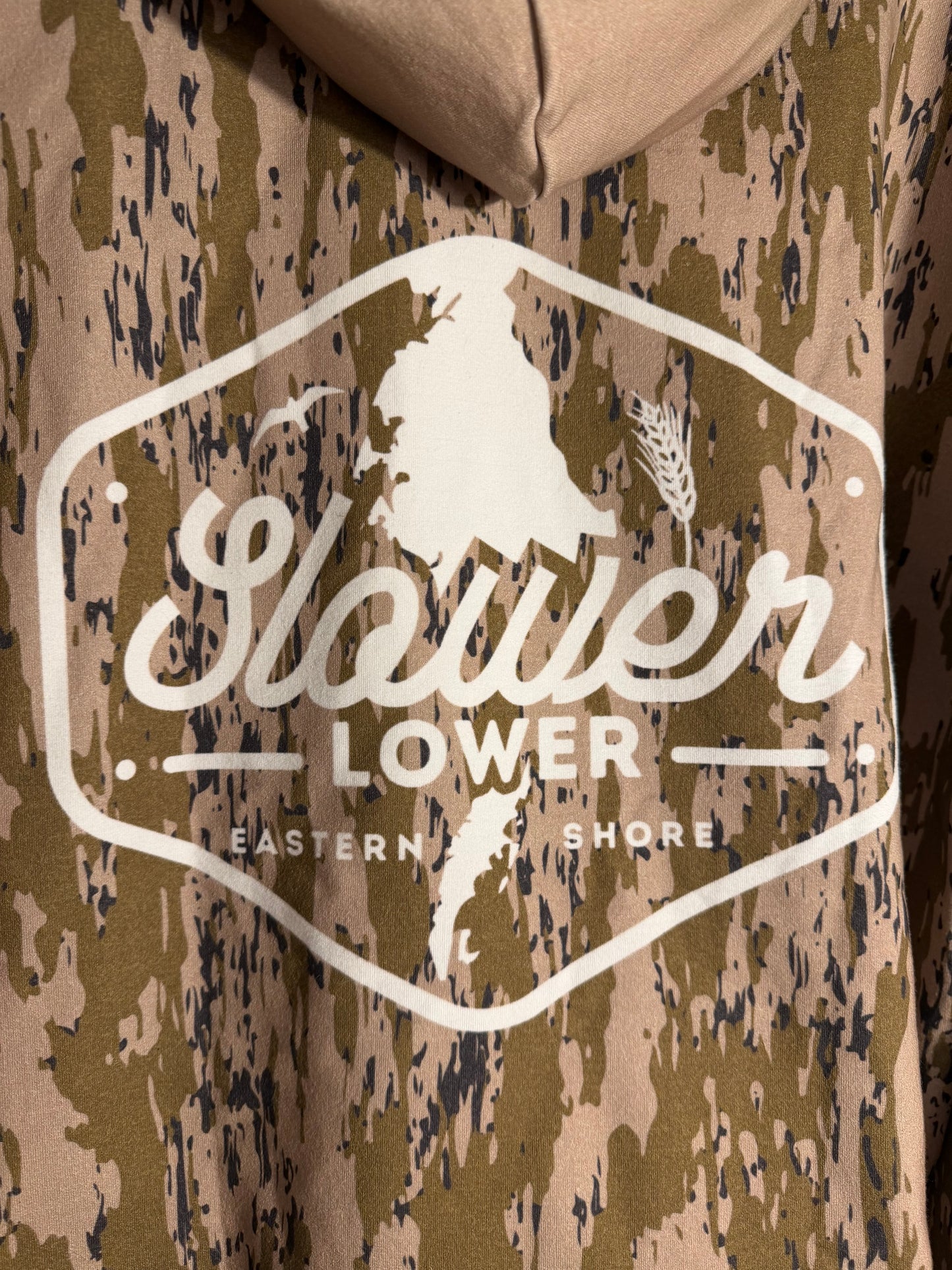 Slower Lower Camo Hoodie | Size L | CLEARANCE