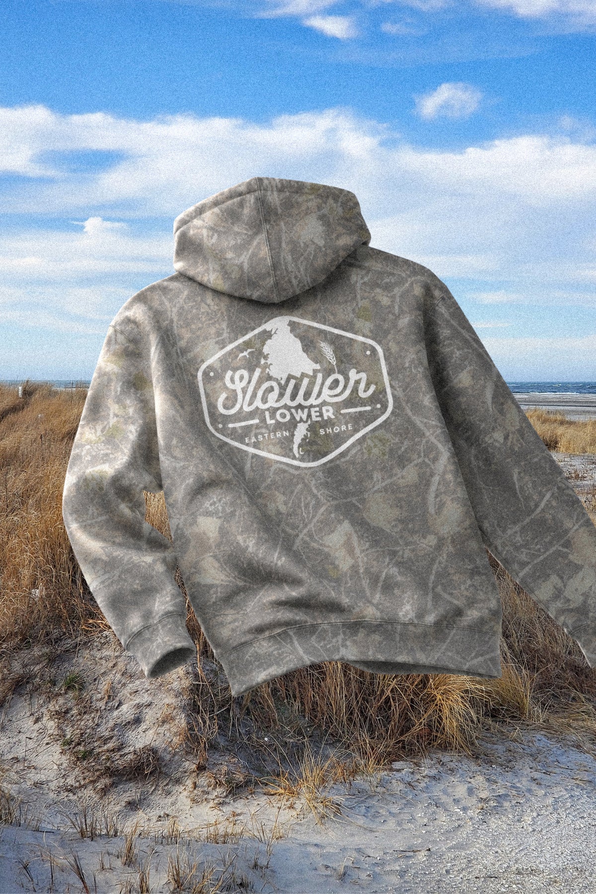 Slower Lower Camo | Hoodie