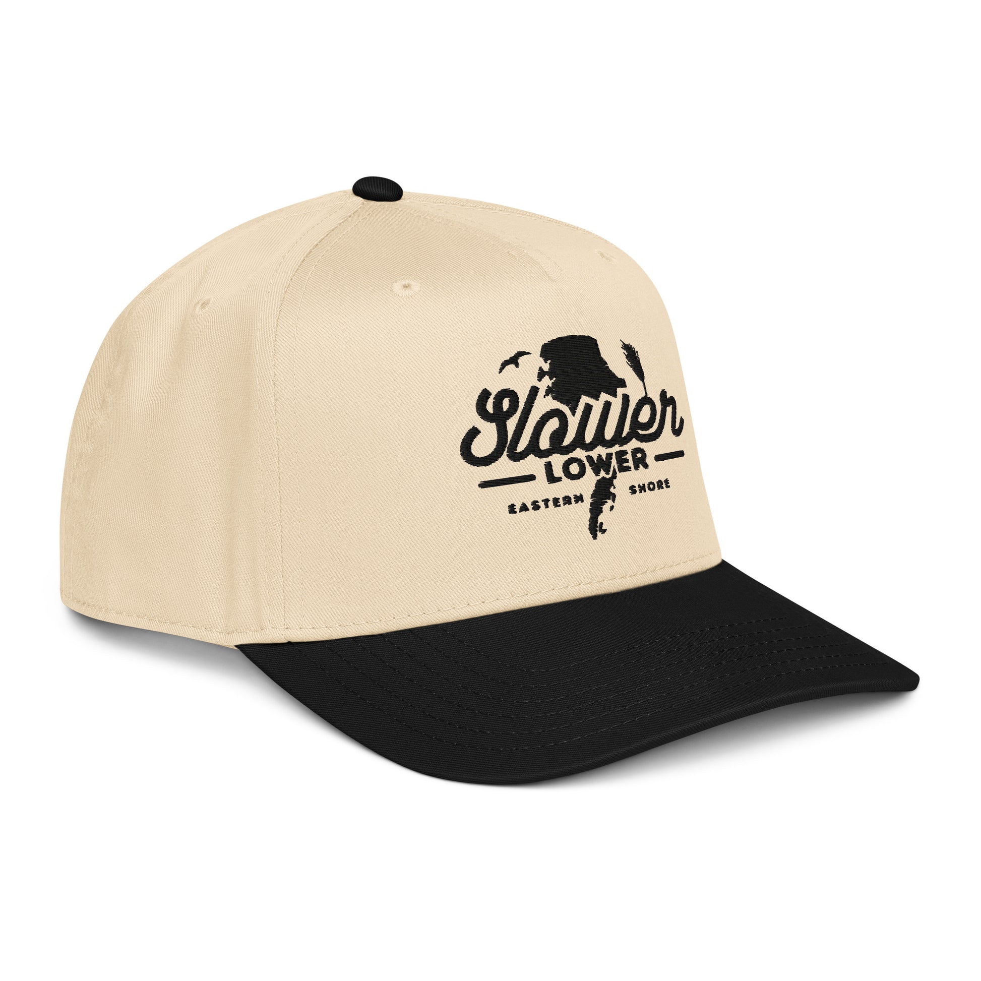Slower Lower | Hat-blacknatural-Shore Lines Apparel Co.™