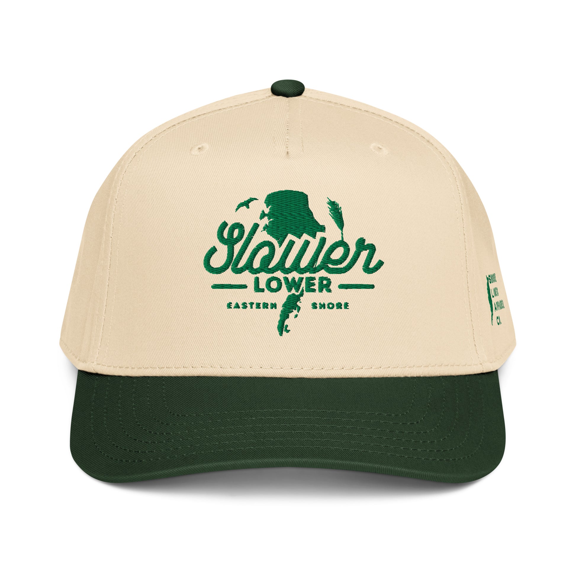 Slower Lower | Hat-greennatural-Shore Lines Apparel Co.™