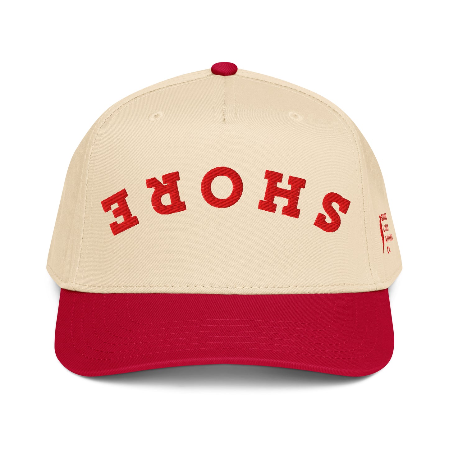SHORE | Hat-rednatural-Shore Lines Apparel Co.™