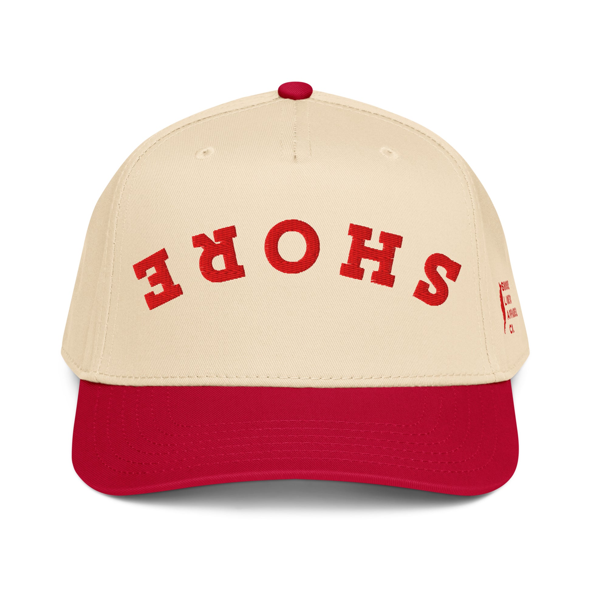 SHORE | Hat-rednatural-Shore Lines Apparel Co.™