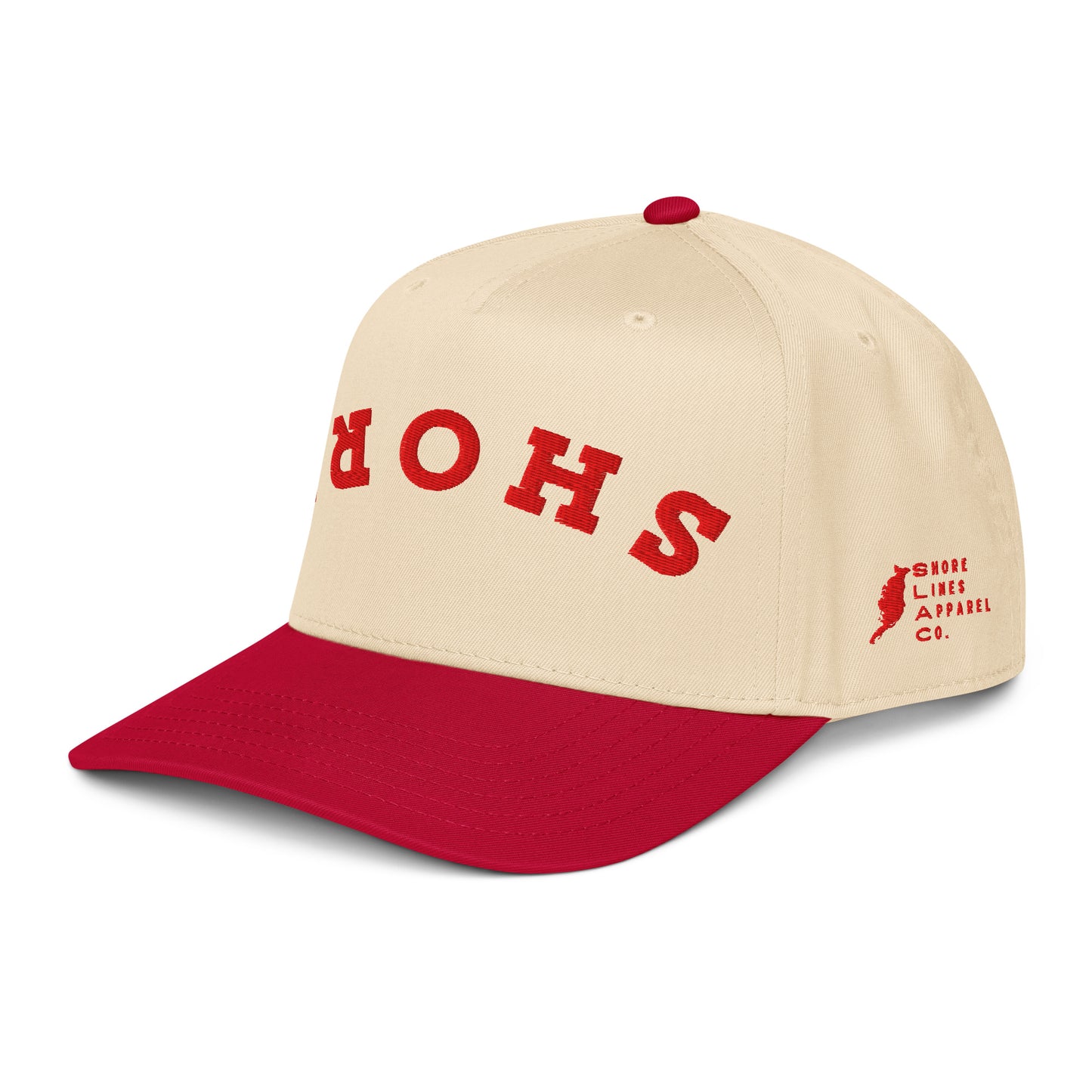 SHORE | Hat-rednatural-Shore Lines Apparel Co.™