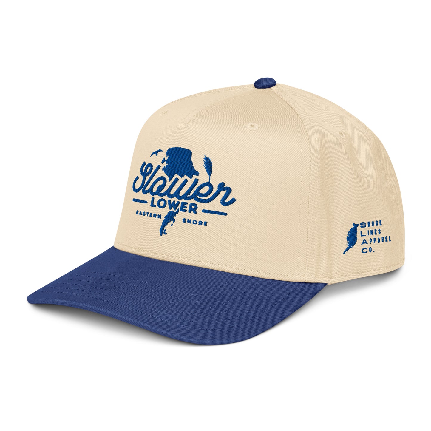 Slower Lower | Hat-royalnatural-Shore Lines Apparel Co.™