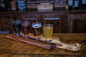 Medium Live Edge Handled Bread Board