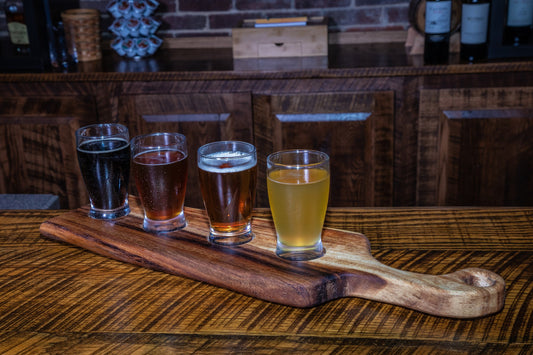 Medium Live Edge Handled Bread Board