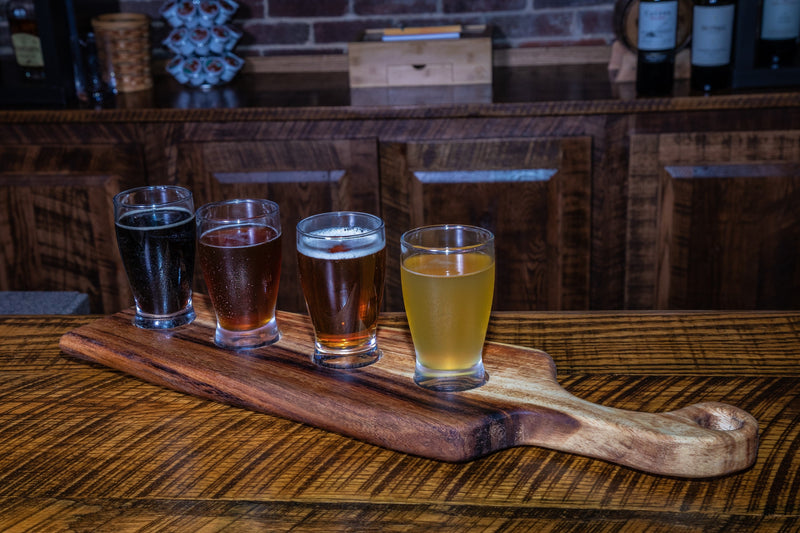 Medium Live Edge Handled Bread Board