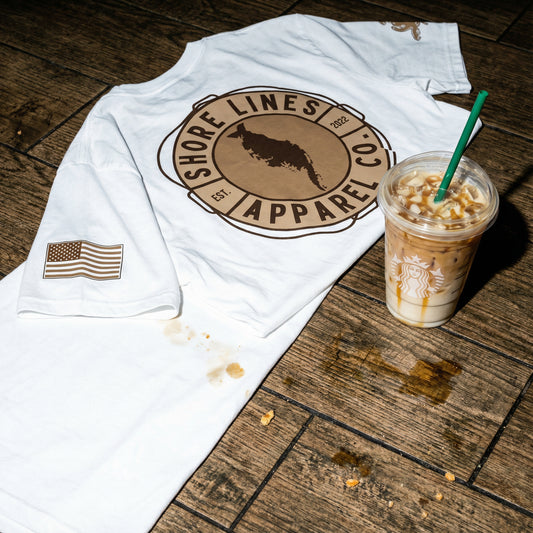 Shore Lines Espresso | Short Sleeve