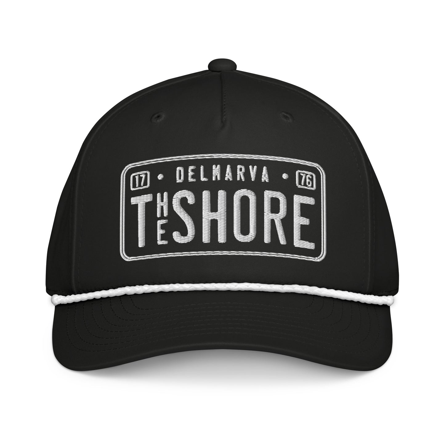 License Plate | Rope Hat-blackwhite-Shore Lines Apparel Co.