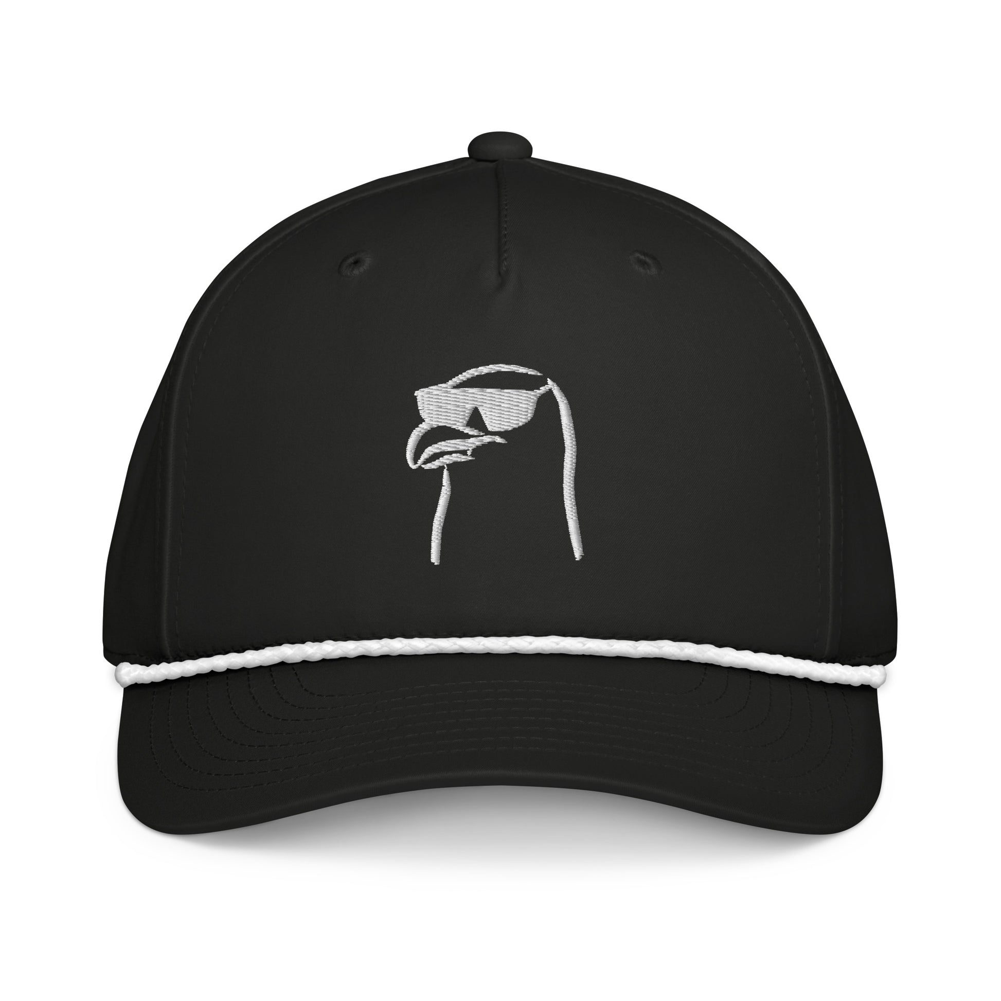 Steve the Seagull | Rope Hat-blackwhite-Shore Lines Apparel Co.