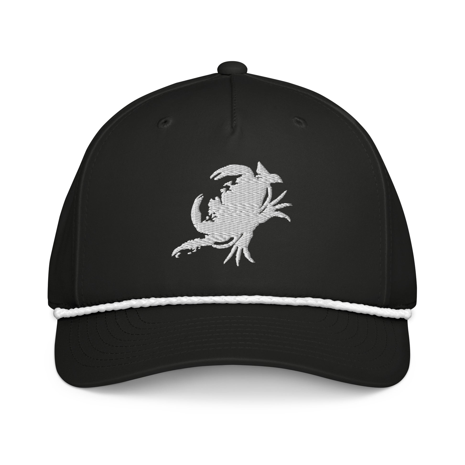 Crabinsula | Rope Hat-blackwhite-Shore Lines Apparel Co.