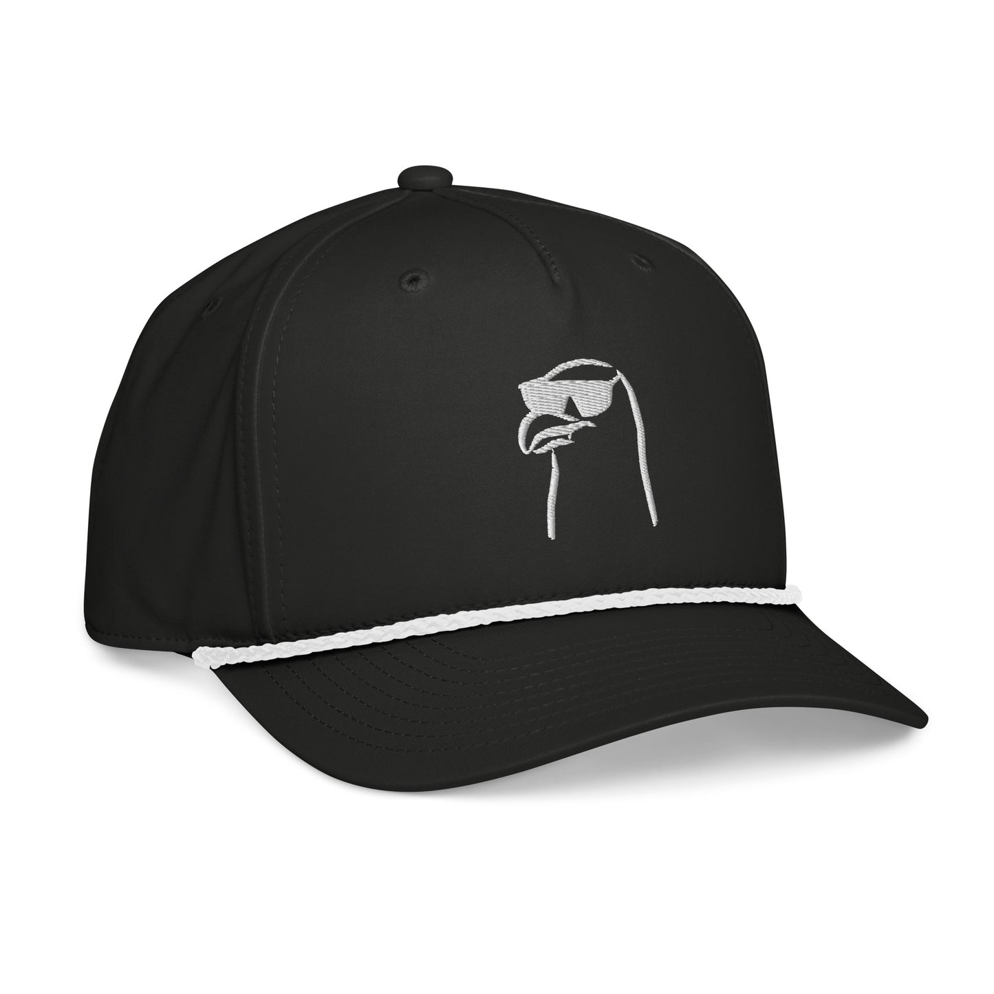 Steve the Seagull | Rope Hat-blackwhite-Shore Lines Apparel Co.