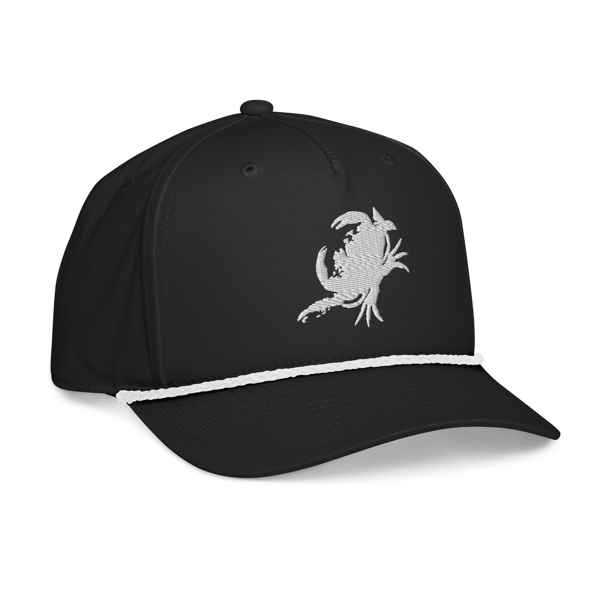Crabinsula | Rope Hat-blackwhite-Shore Lines Apparel Co.