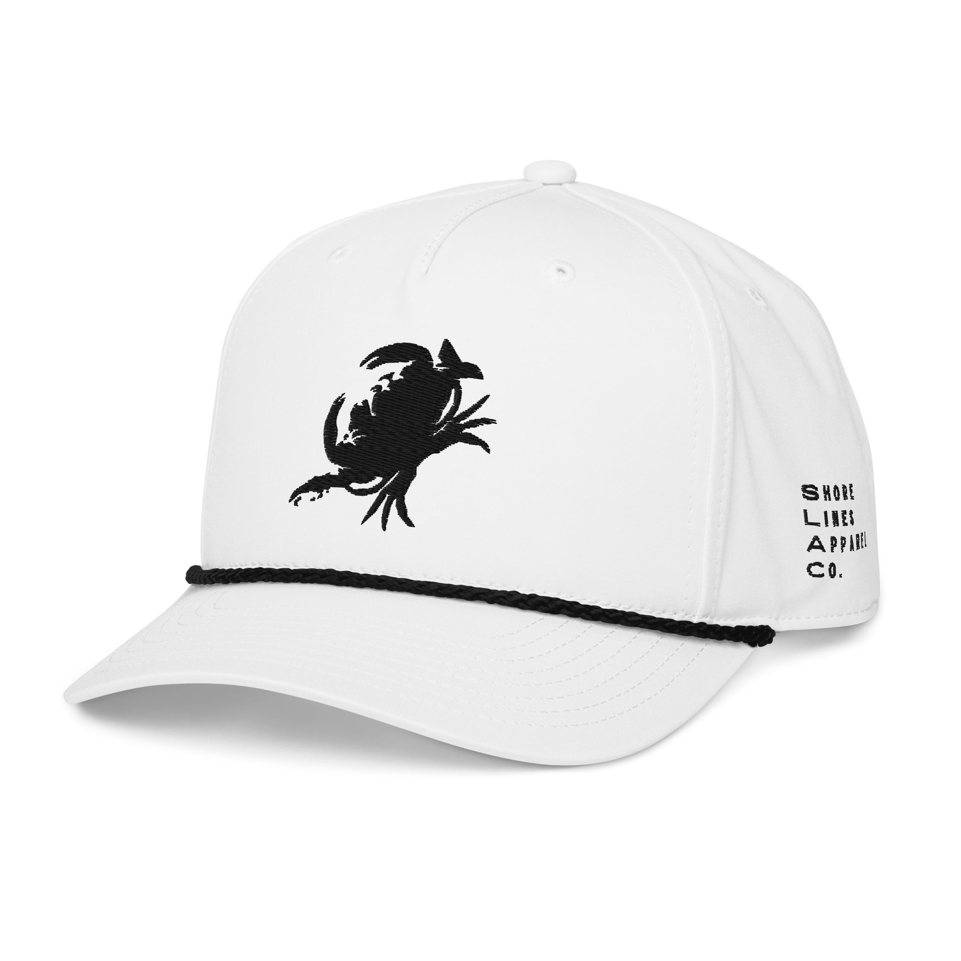 Crabinsula | Rope Hat-whiteblack-Shore Lines Apparel Co.
