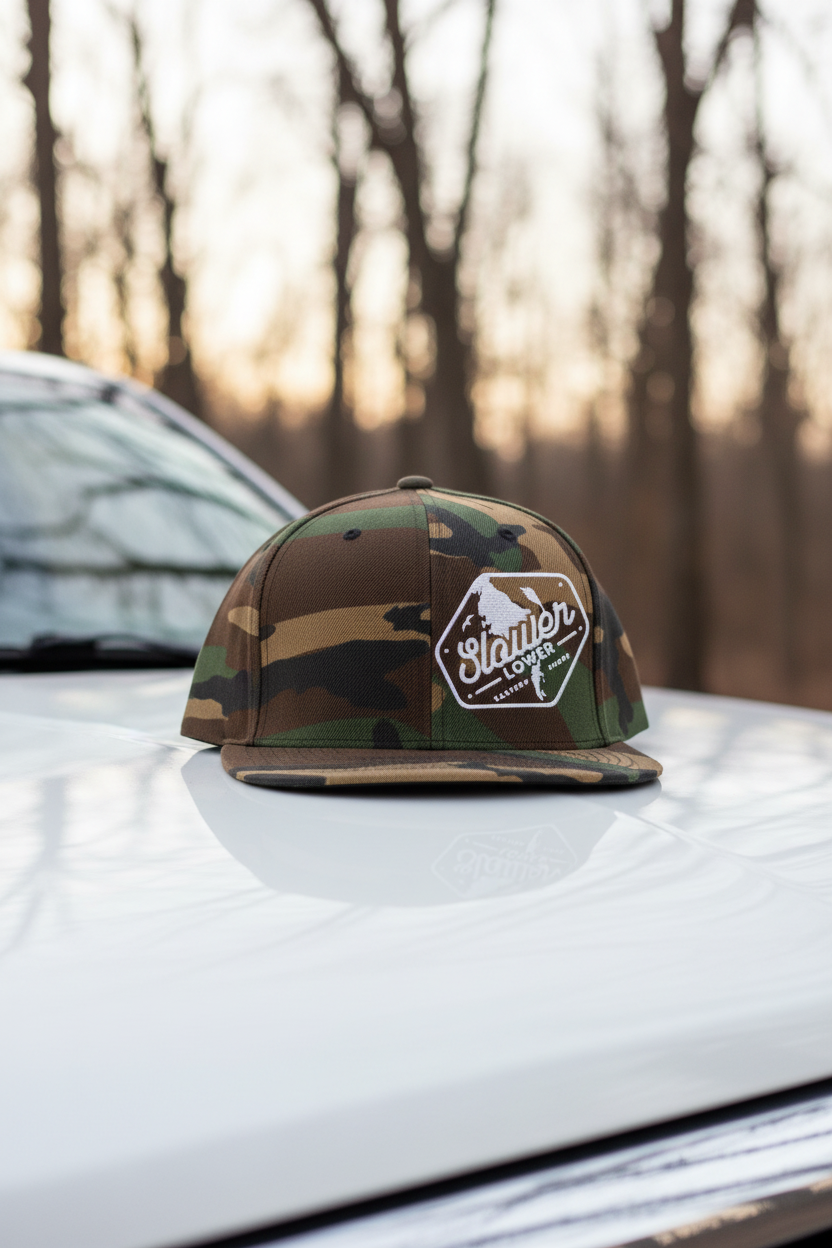 Slower Lower Camo | Hat