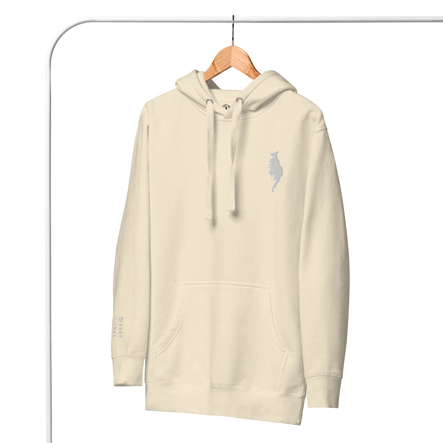 Pure Shore | Hoodie-bone-Shore Lines Apparel Co.