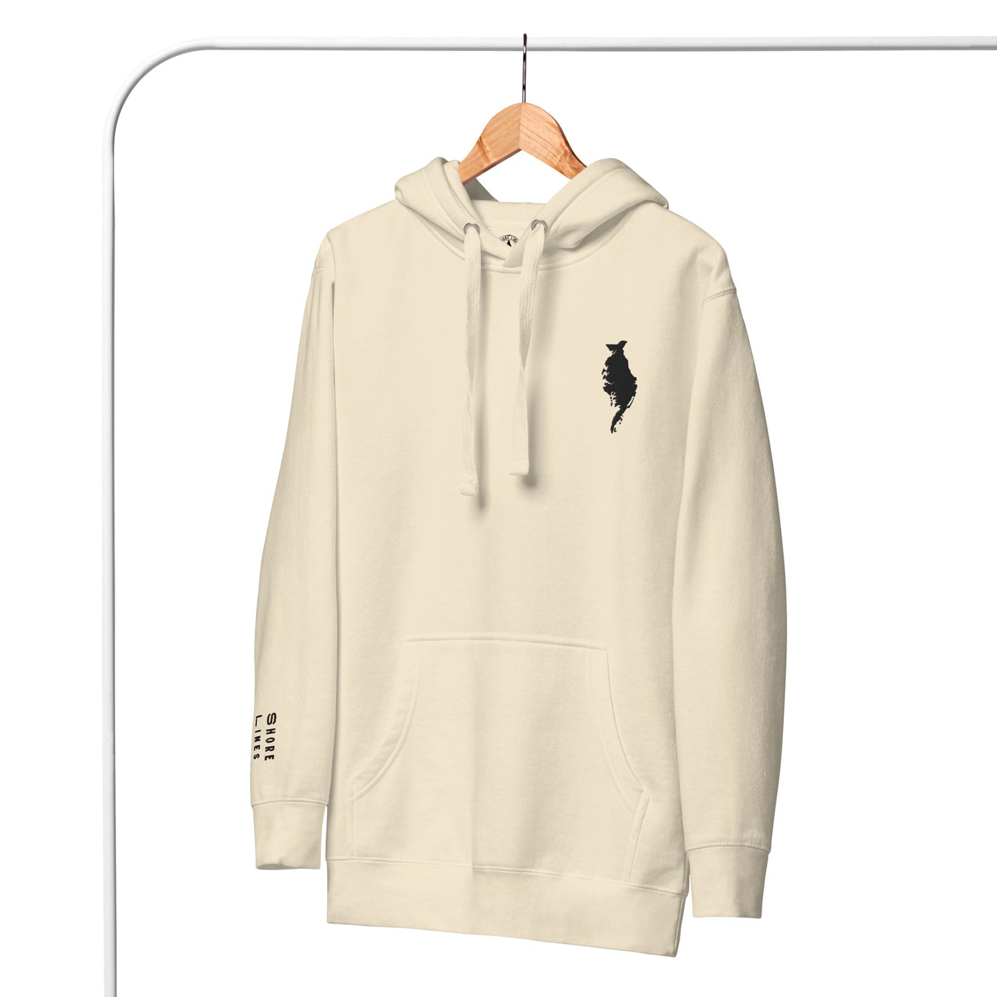 Pure Shore | Hoodie-bone-Shore Lines Apparel Co.