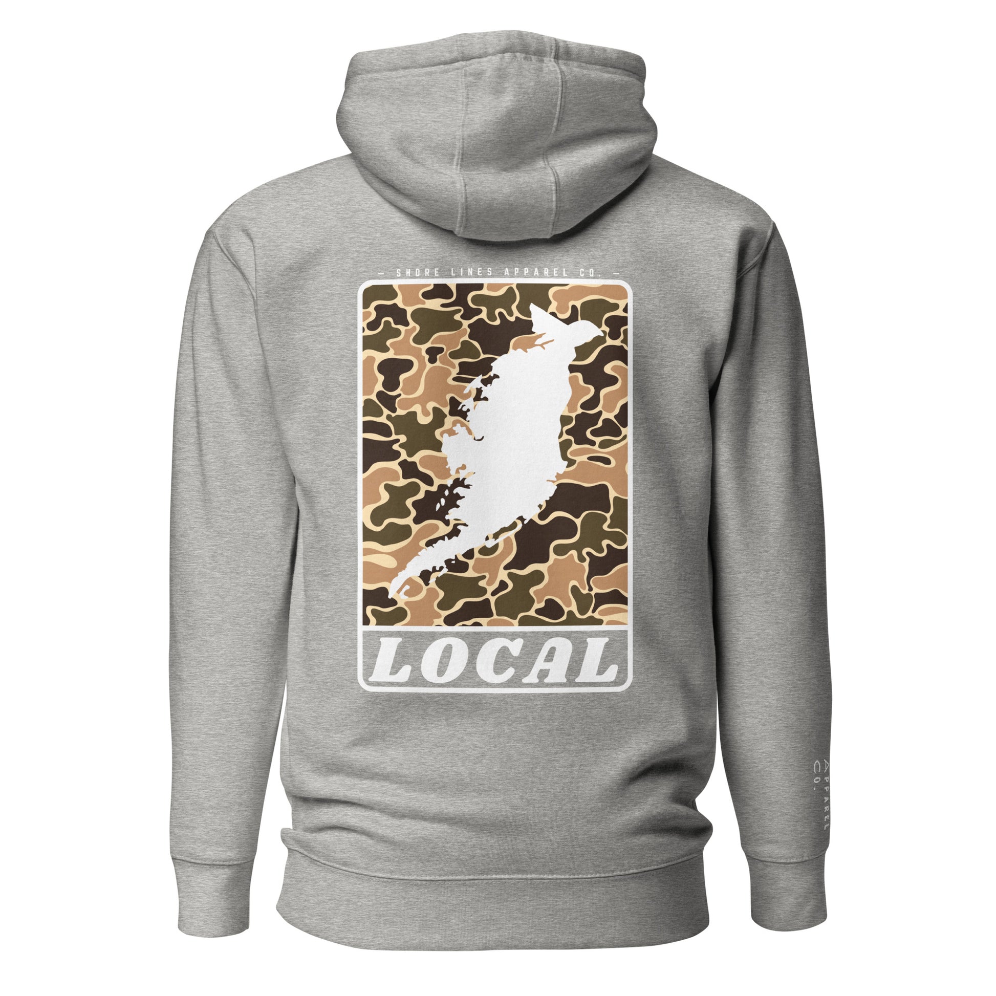 LOCAL | Hoodie-carbongrey-Shore Lines Apparel Co.