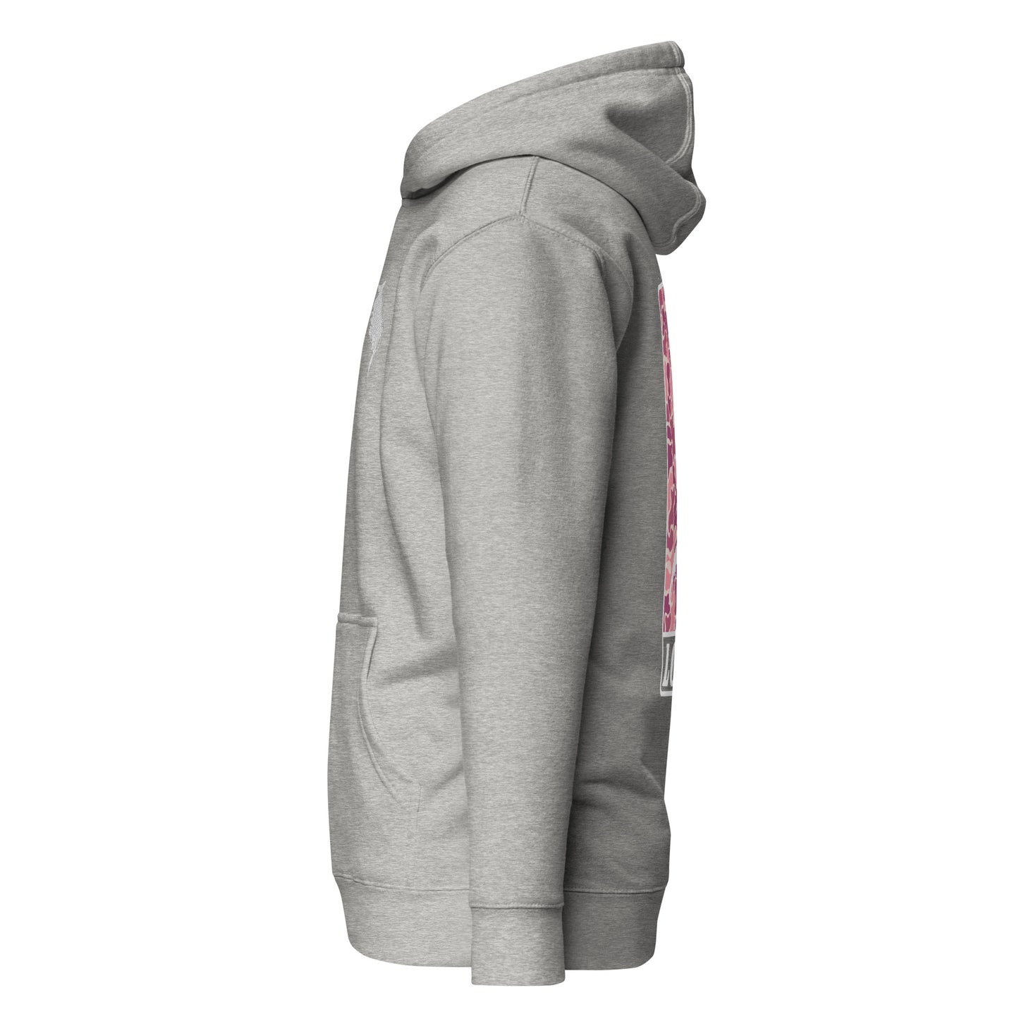 LOCAL (pink) | Hoodie-carbongrey-Shore Lines Apparel Co.