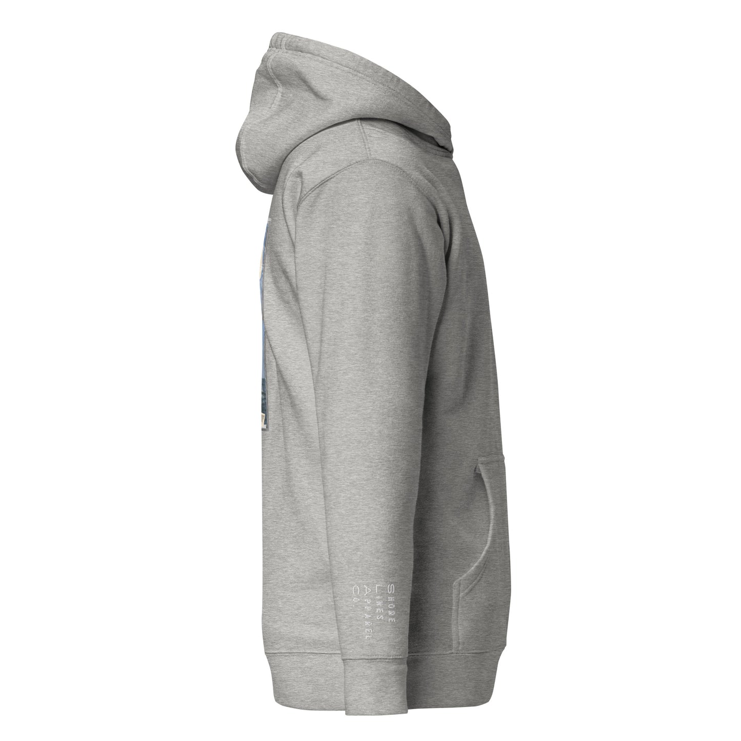 Tangier Sound | Hoodie-carbongrey-Shore Lines Apparel Co.