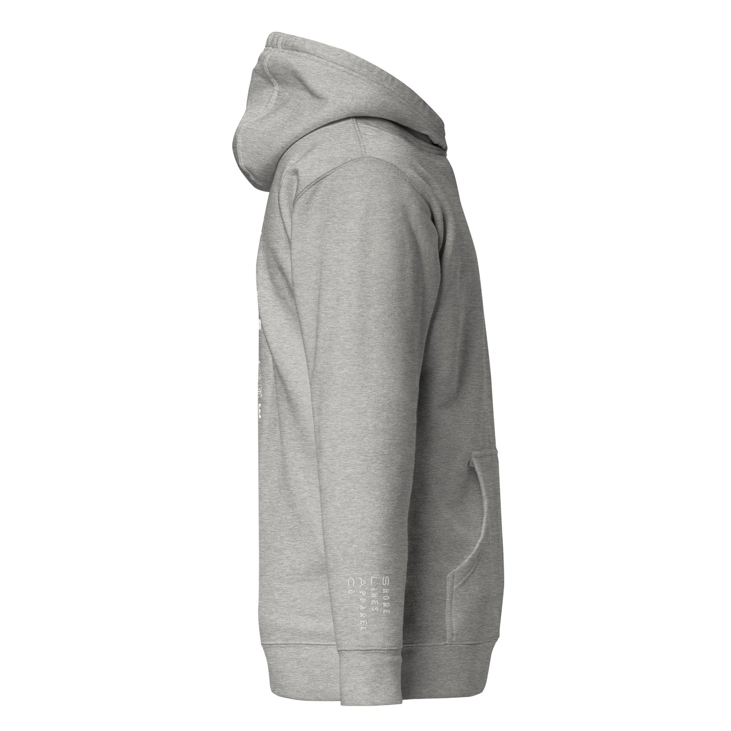 The Right Side CBB | Hoodie-carbongrey-Shore Lines Apparel Co.