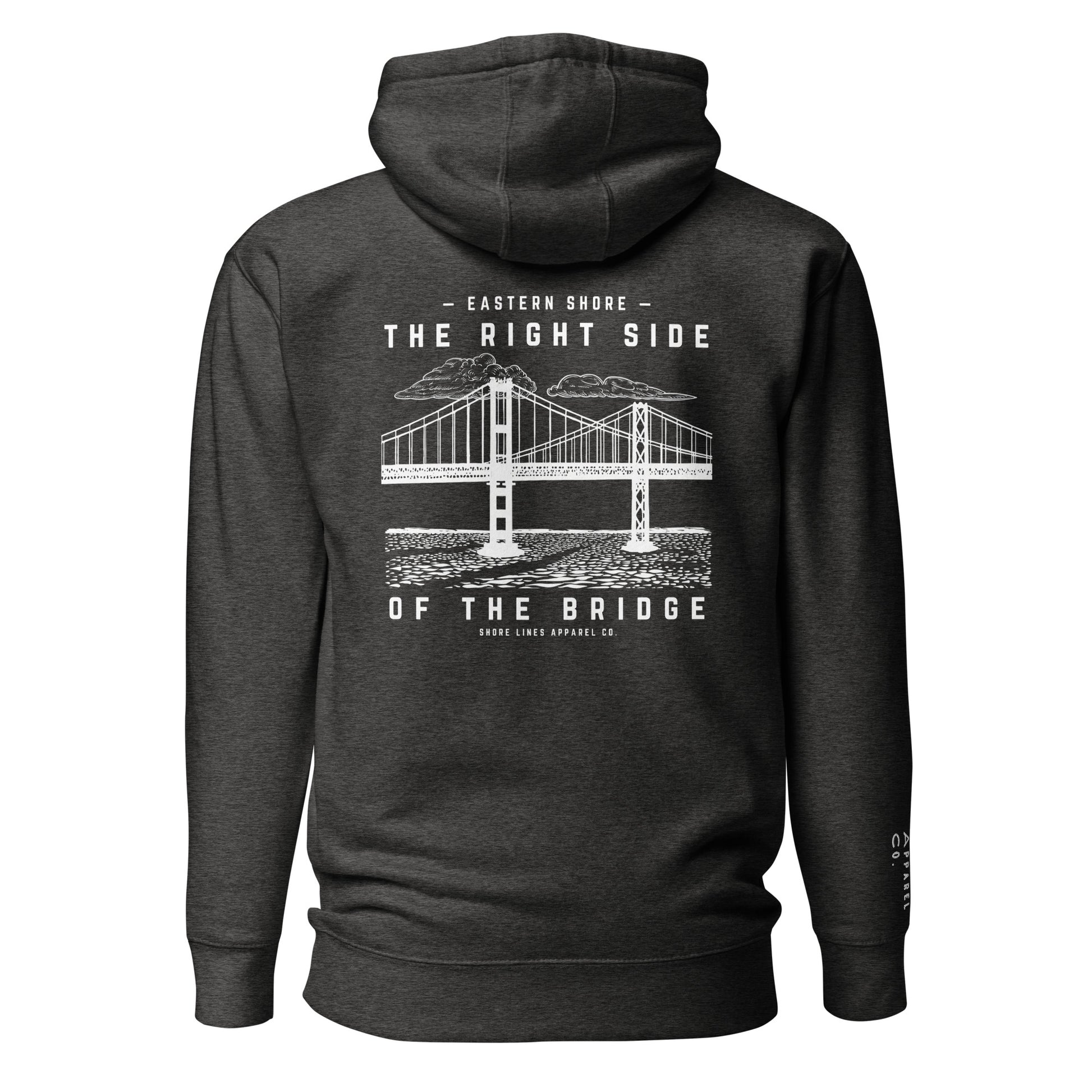 The Right Side CBB | Hoodie-charcoal-Shore Lines Apparel Co.