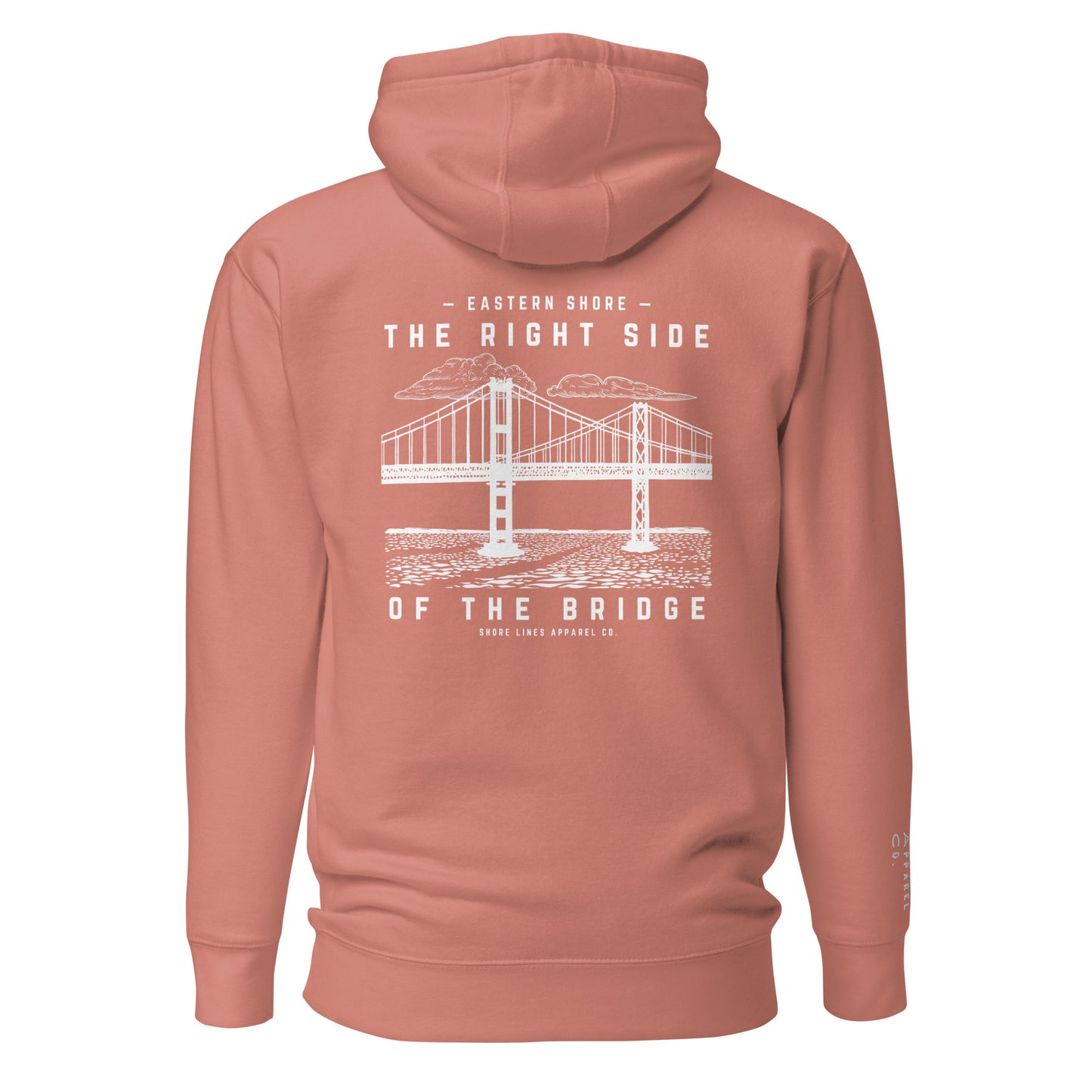 The Right Side CBB | Hoodie-dustyrose-Shore Lines Apparel Co.