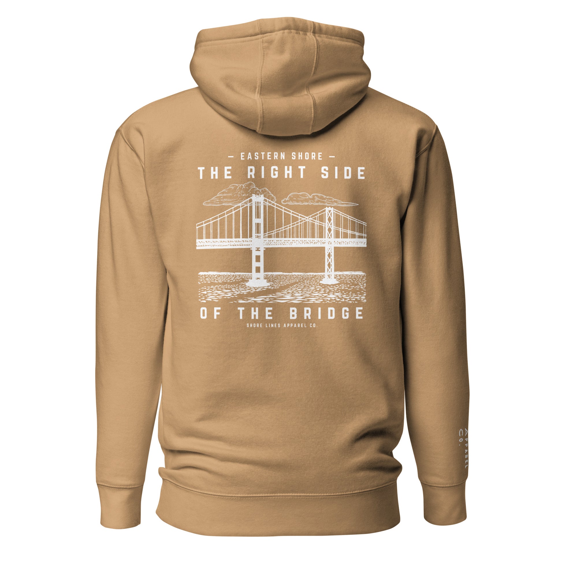 The Right Side CBB | Hoodie-khaki-Shore Lines Apparel Co.