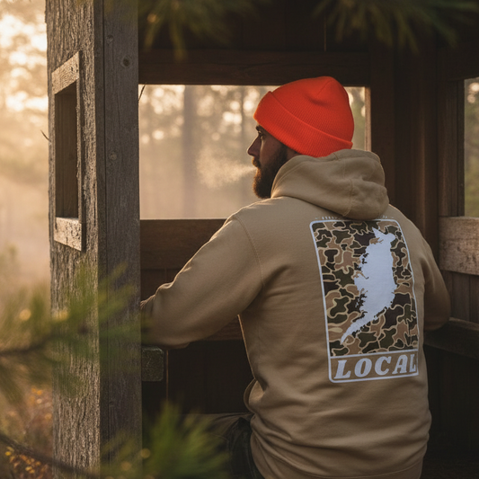 LOCAL | Hoodie-khaki-Shore Lines Apparel Co.