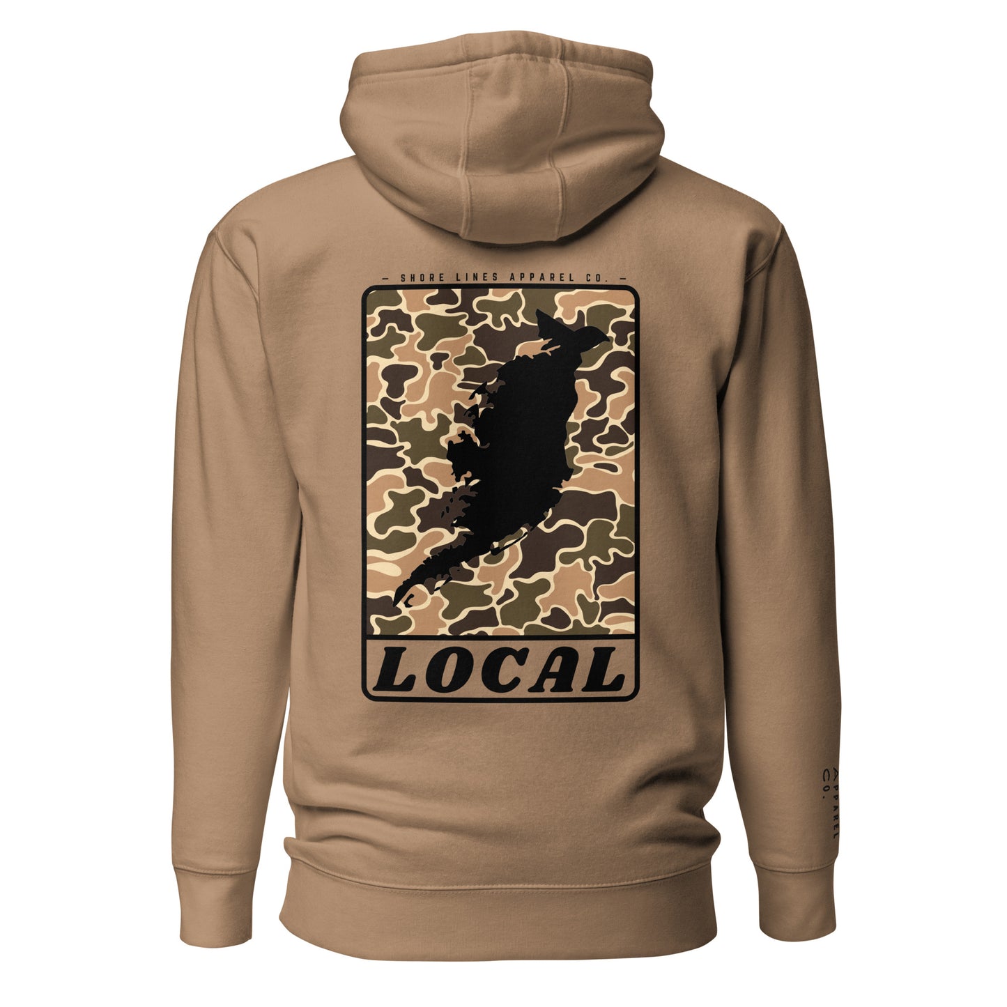 LOCAL | Hoodie-latte-Shore Lines Apparel Co.