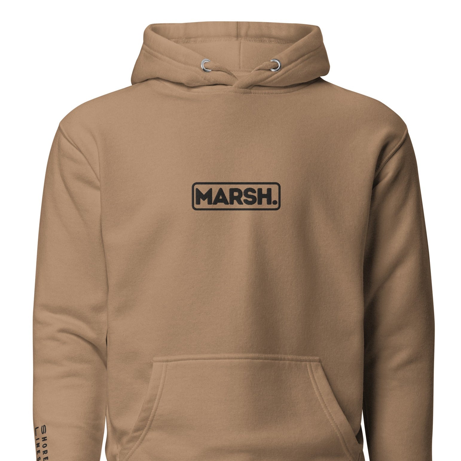 The MARSH | Hoodie-latte-Shore Lines Apparel Co.