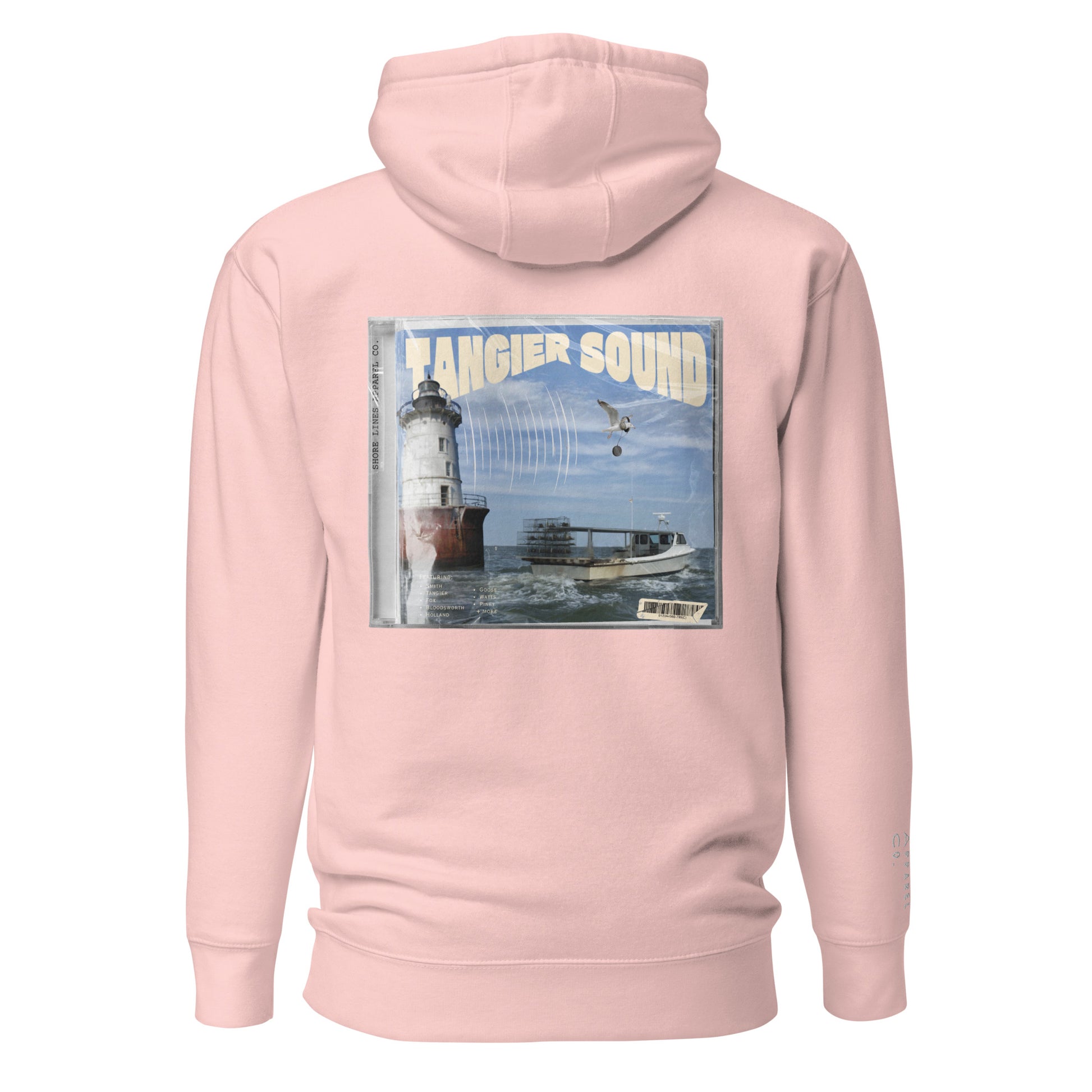 Tangier Sound | Hoodie-lightpink-Shore Lines Apparel Co.