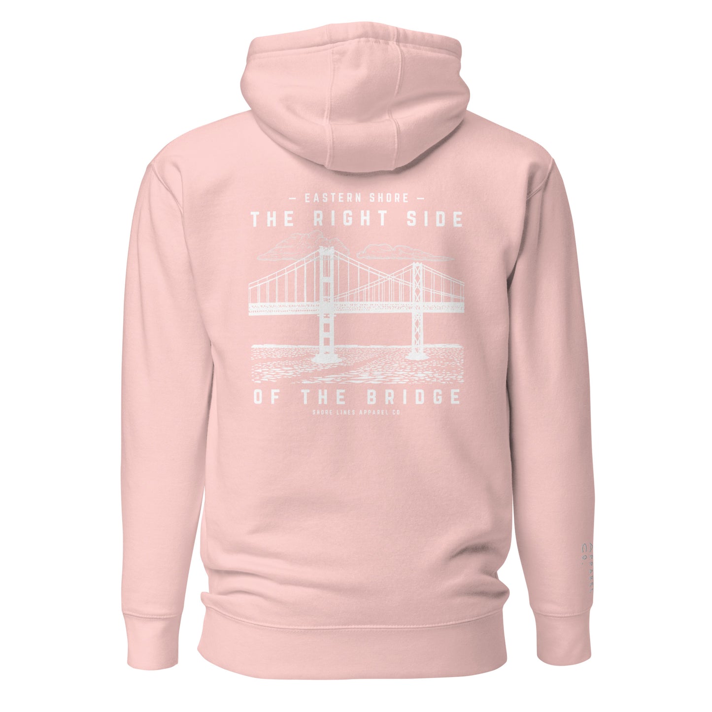 The Right Side CBB | Hoodie-lightpink-Shore Lines Apparel Co.