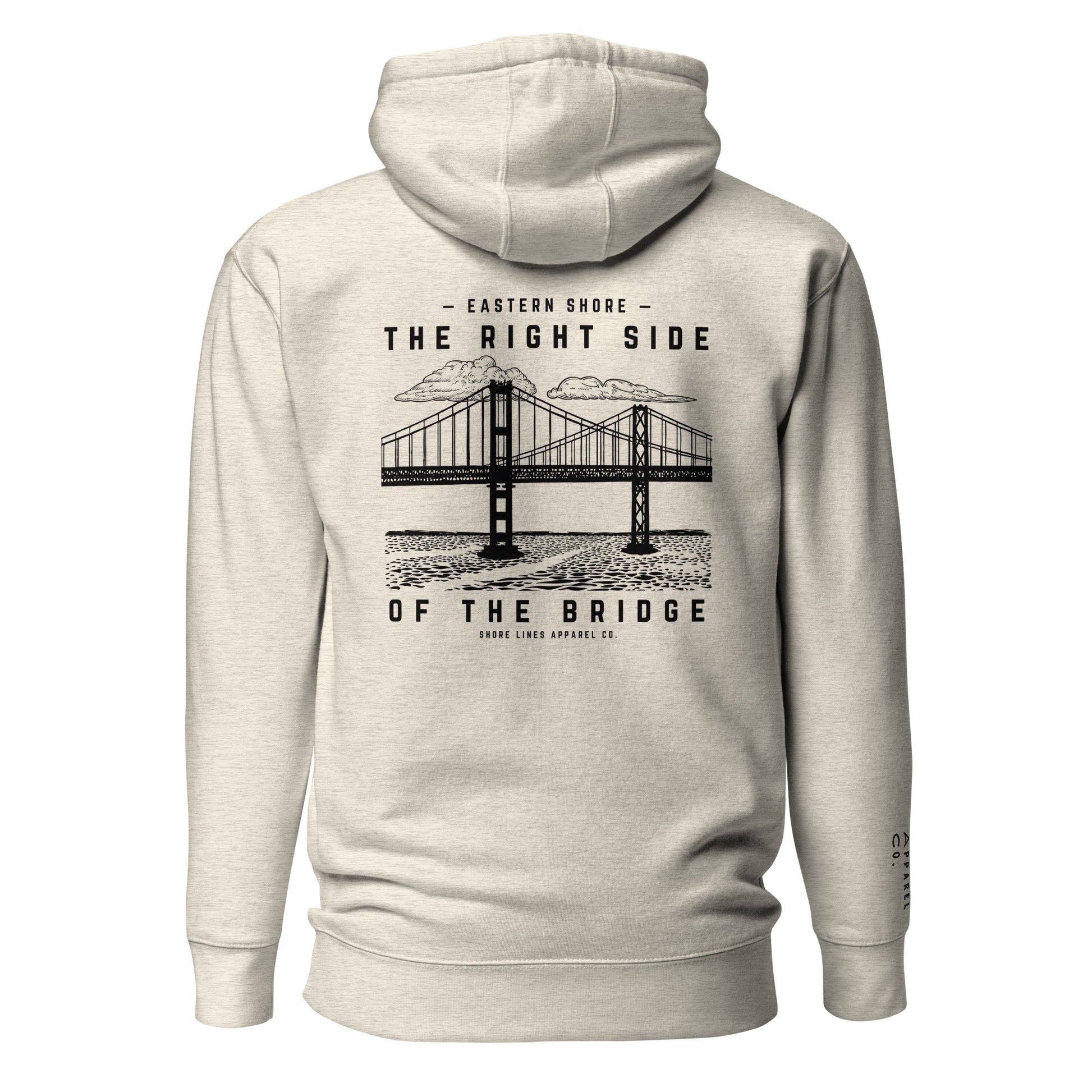 The Right Side CBB | Hoodie-oatmeal-Shore Lines Apparel Co.