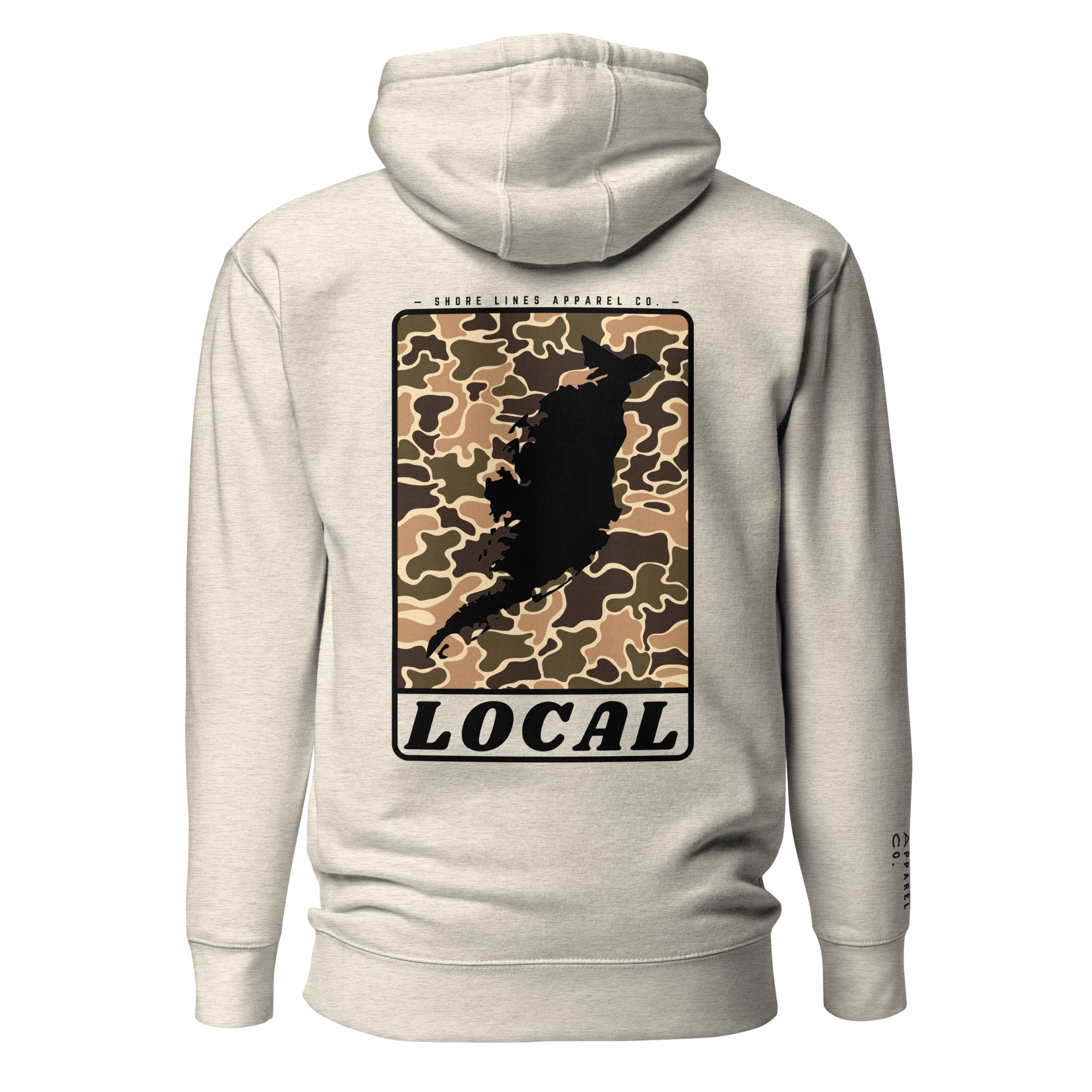LOCAL | Hoodie-oatmeal-Shore Lines Apparel Co.