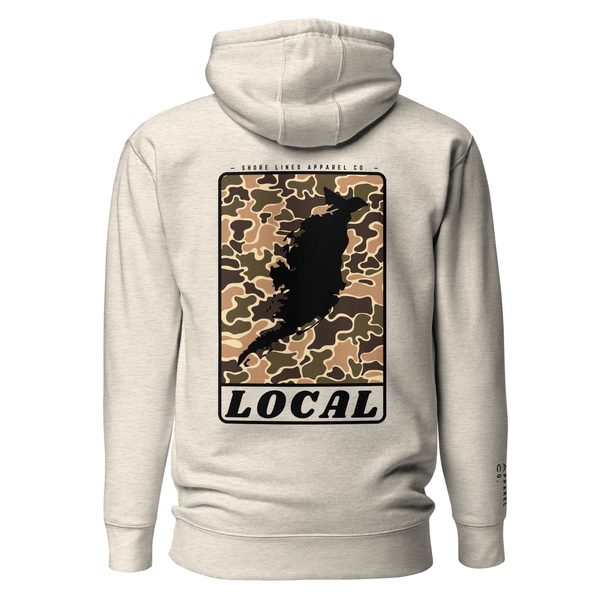LOCAL | Hoodie-oatmeal-Shore Lines Apparel Co.