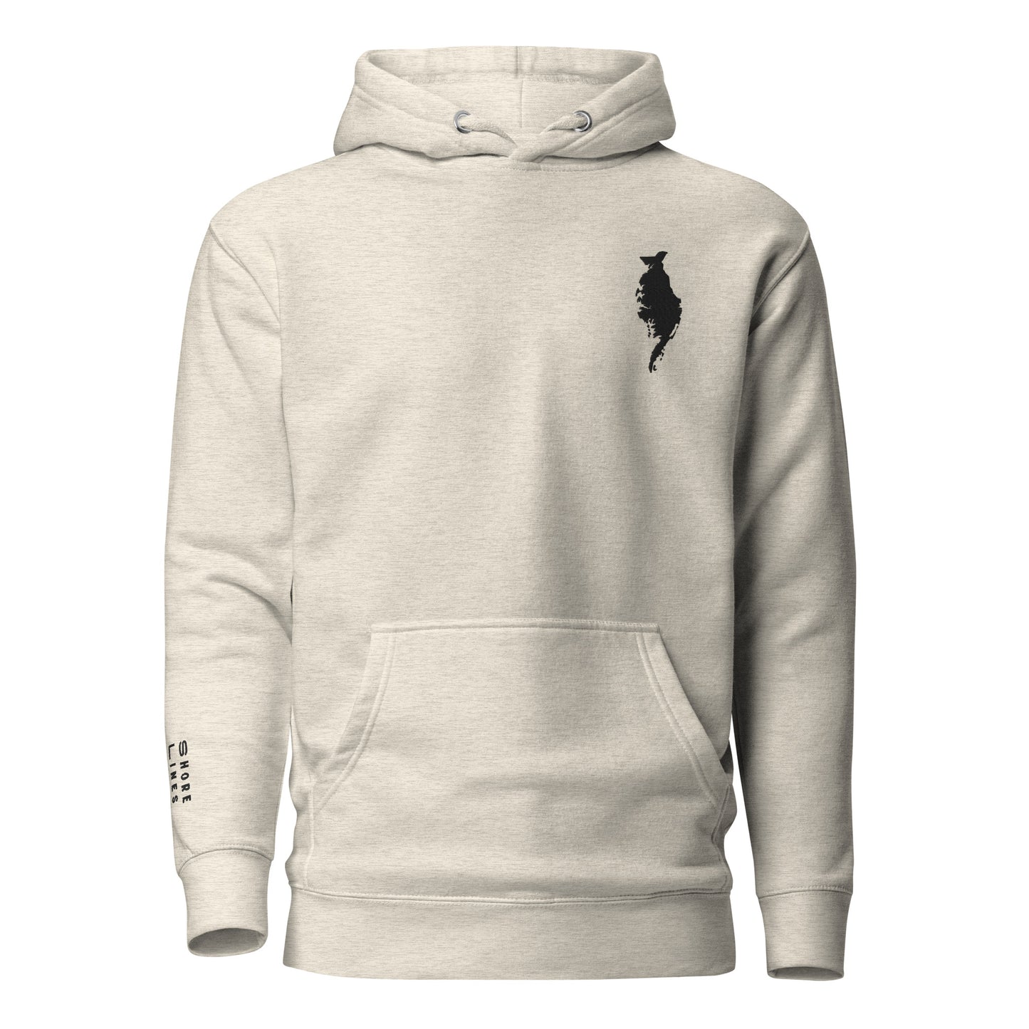 Tangier Sound | Hoodie-oatmeal-Shore Lines Apparel Co.